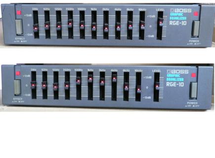 RGE-10 Graphic Equalizer Boss BOSS Rack Micro Series - Vintage