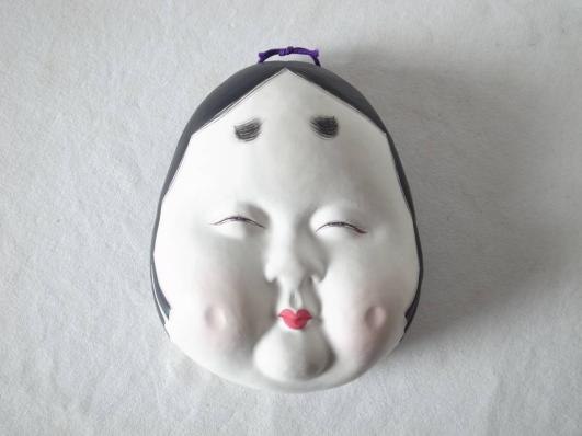 美術品・アンティーク・コレクション 春画人形 福助とお多福の土人形