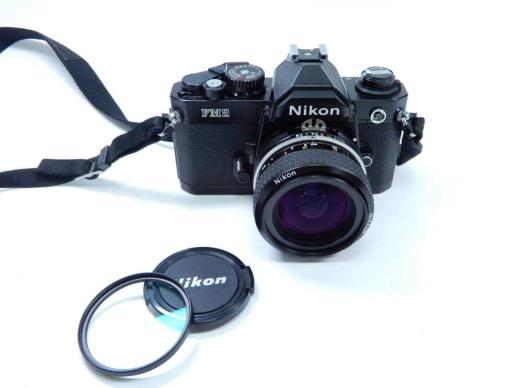 Nikon ニコン FM2 NIKKOR 28mm 1:2.8 ブラックボディ レンズ