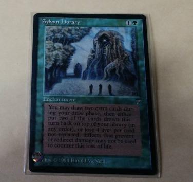 MTG レジェンド版 森の知恵/Sylvan Library 英語 レジェンド 森の知恵