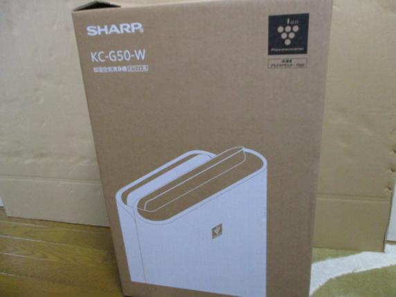 新品未開封】 シャープ 加湿空気清浄機 KC-G50-W ホワイト 税込み