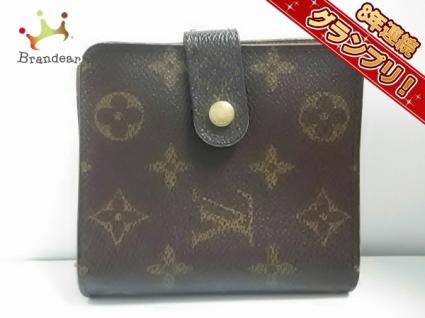 ルイヴィトン LOUIS VUITTON 財布 2つ折り財布 モノグラム・キャンバス M61667 コンパクト・ジップ MI0042 モノグラム