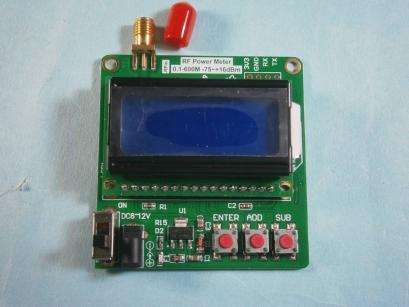 数量限定，定番 送料220円　RFディジタルパワーメーター 1～600MHz -75～+16dBm