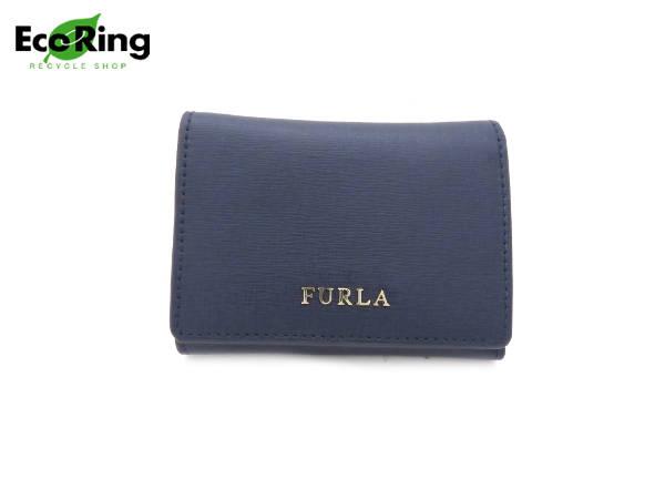 超激得，正規品 1円 フルラ 三つ折り 財布 ネイビー EJ107(財布)｜売買されたオークション情報、yahooの商品情報をアーカイブ公開 - オークファン 財布