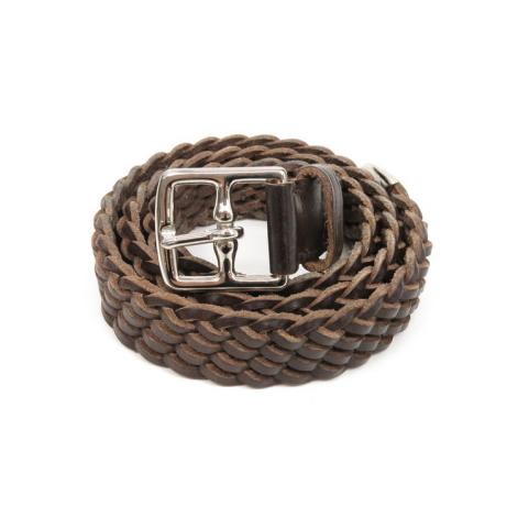 大得価，お得 ホワイトハウスコックス Whitehouse Cox レザーメッシュベルト 85 ダークブラウン(茶)｜売買されたオークション情報、yahooの商品情報をアーカイブ公開 - オークファン 皮革、レザー