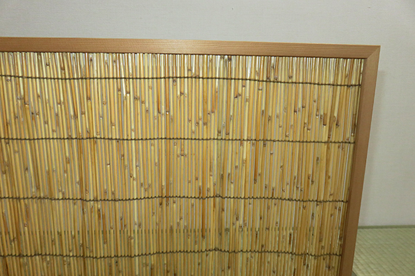 葭腰張 上透し 杉縁 風炉先屏風 夏用 茶道具 268 茶道具 風炉先屏風