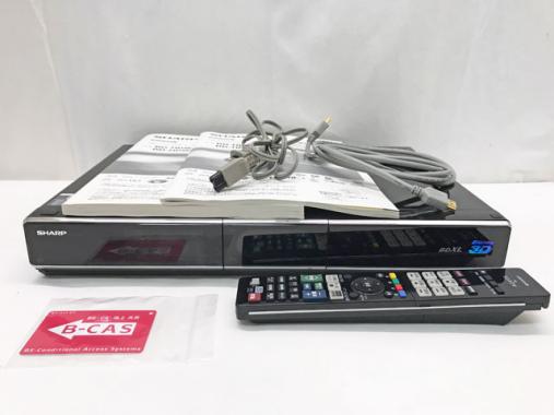 中古☆SHARP☆ブルーレイレコーダーBD-HDW65☆500GB/2番組同時録画