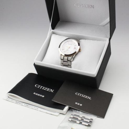 極美品シチズン 美品 CITIZEN EXCEED EBG74-5072 Eco-Drive 電波 
