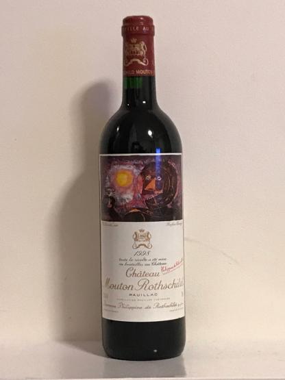 【古酒】CH.MOUTON ROTHSCHILD シャトームートン ロートシルト 1998 750ml