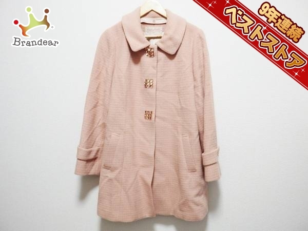 ローズティアラ Rose Tiara コート サイズ46 XL ピンク レディース 