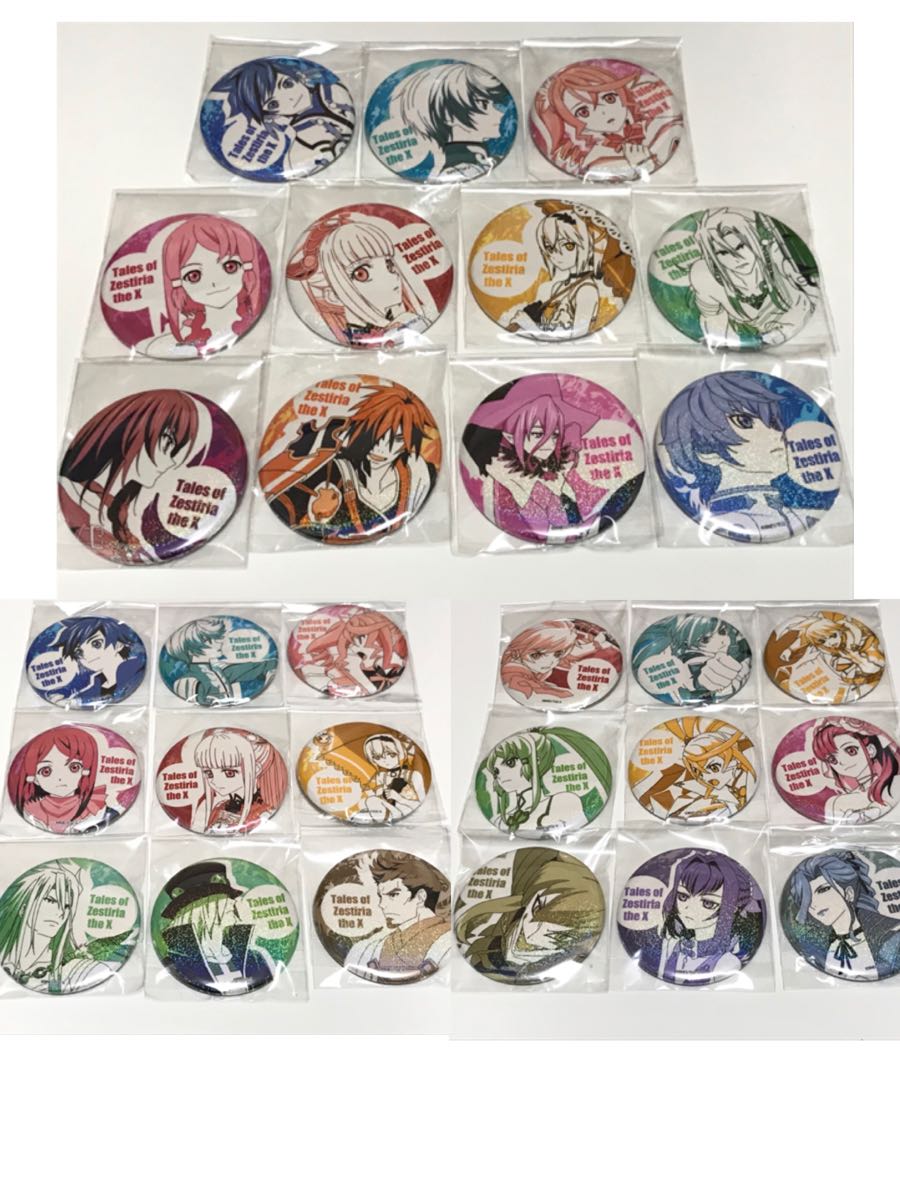 テイルズ ゼスティリア ufotable cafe 上映会 特典缶バッジ テイルズ オブ ゼスティリア ザ クロス ufotable カフェ 上映会 ラメ