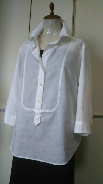 【大人気，HOT】 ニューヨーカーused／コットンリネン／前立て開き ロングシャツブラウス／ ／サイズ15／(女性用)｜売買されたオークション情報、yahooの商品情報をアーカイブ公開 - オークファン 女性用