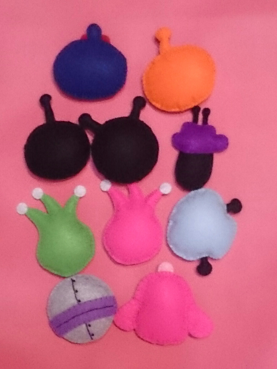 ハンドメイド アンパンマン キャラクター風 フェルトマスコット ２ 完成品 売買されたオークション情報 Yahooの商品情報をアーカイブ公開 オークファン Aucfan Com