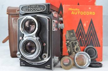 ☆極美品☆Minolta AUTOCORD CHIYOKO 75mm F3.5 MINOLTAAUTOCORDの