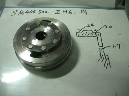 sr400 sr500 超軽量 フライホイール SR500 フライホイール SR400 SR400