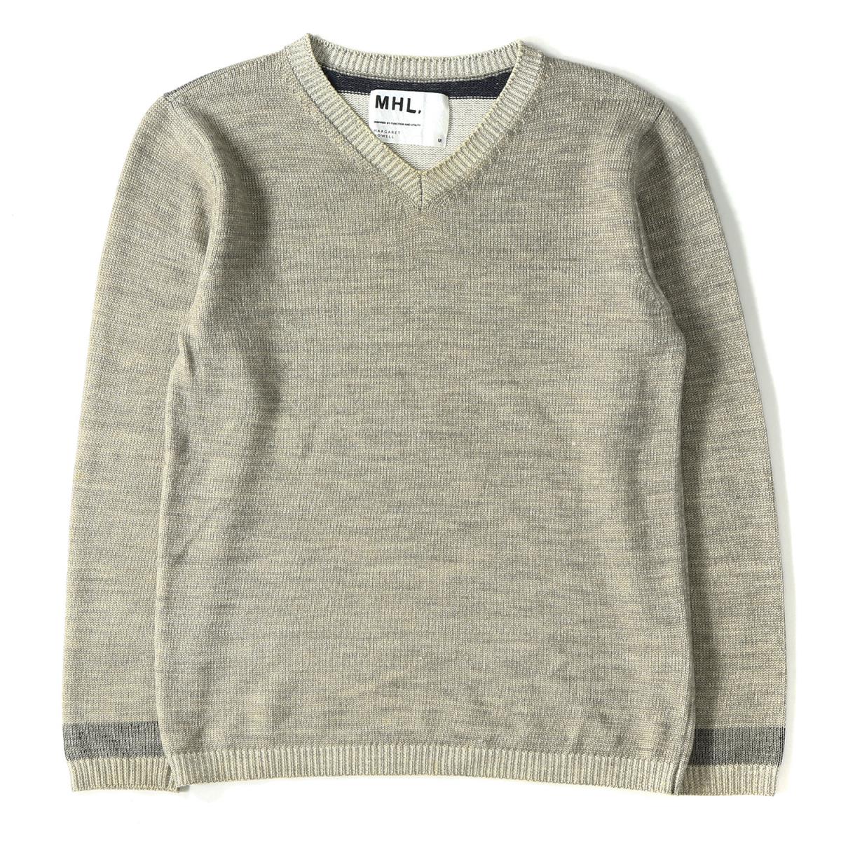 人気SALE，品質保証 定価2.1万 MARGARET HOWELL マーガレットハウエル ハイゲージ コットン ウール Vネック ニット PLATING WOOL COTTON ベージュ M(男性用)｜売買されたオークション情報、yahooの商品情報をアーカイブ公開 - 男性用