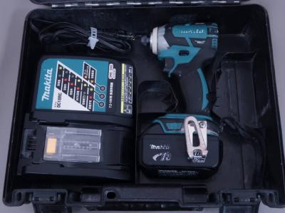 1円　 makita マキタ TD148D　充電式インパクトドライバ バッテリー1個　BL1840 充電器　 動作品