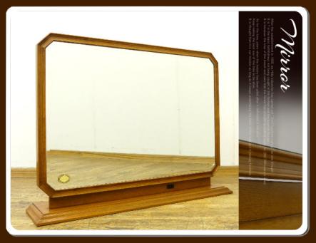 ◆HS270◆モダンスタイル◆卓上ミラー◆一面鏡◆コンセント付き◆角度調節可能◆ナチュラル◆シンプル◆クラシカル◆木製