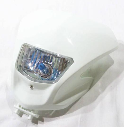 新品 ヘッドライトカウル XR250/MD30 純正タイプ 白 H4 MD30 XR250 ホンダ