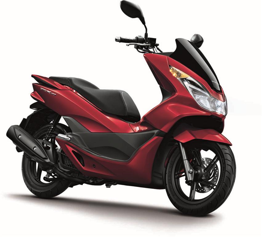 PCX JF56 2014 LED 84151-K35-V00ZG グラブレールカバー 赤 R340C 純正品