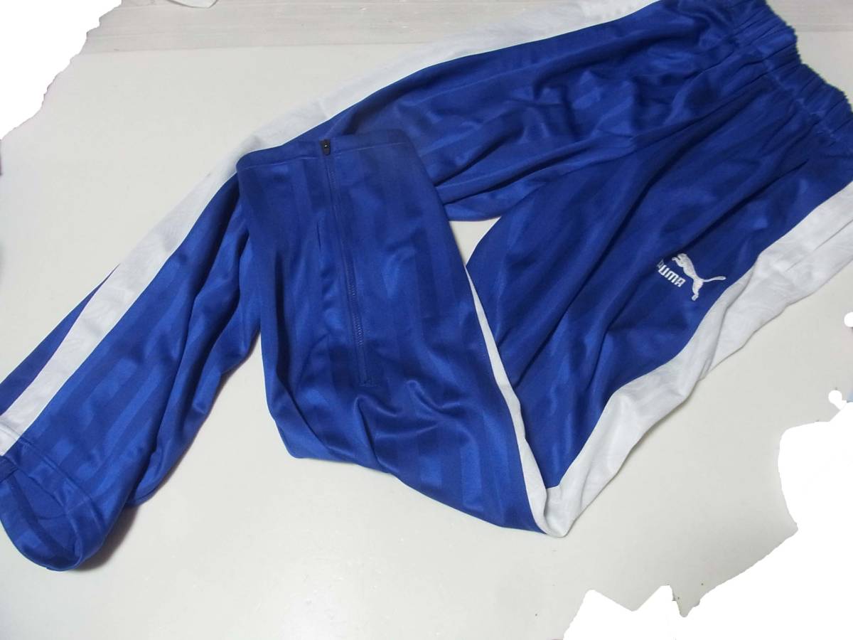 上質◇PUMAプーマ◇セットアップジャージ上下青白LーO XO 90