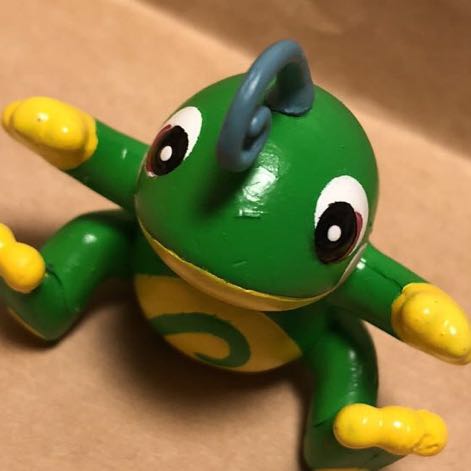 モンコレ 旧黄色台紙 186 ニョロトノ 中古品 ポケモン フィギュア