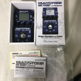 ZOOM MS-100BT ギターエフェクター マルチストンプ Zoom MS-100BT MultiStomp Guitar Pedal with Bluetooth | Zoom