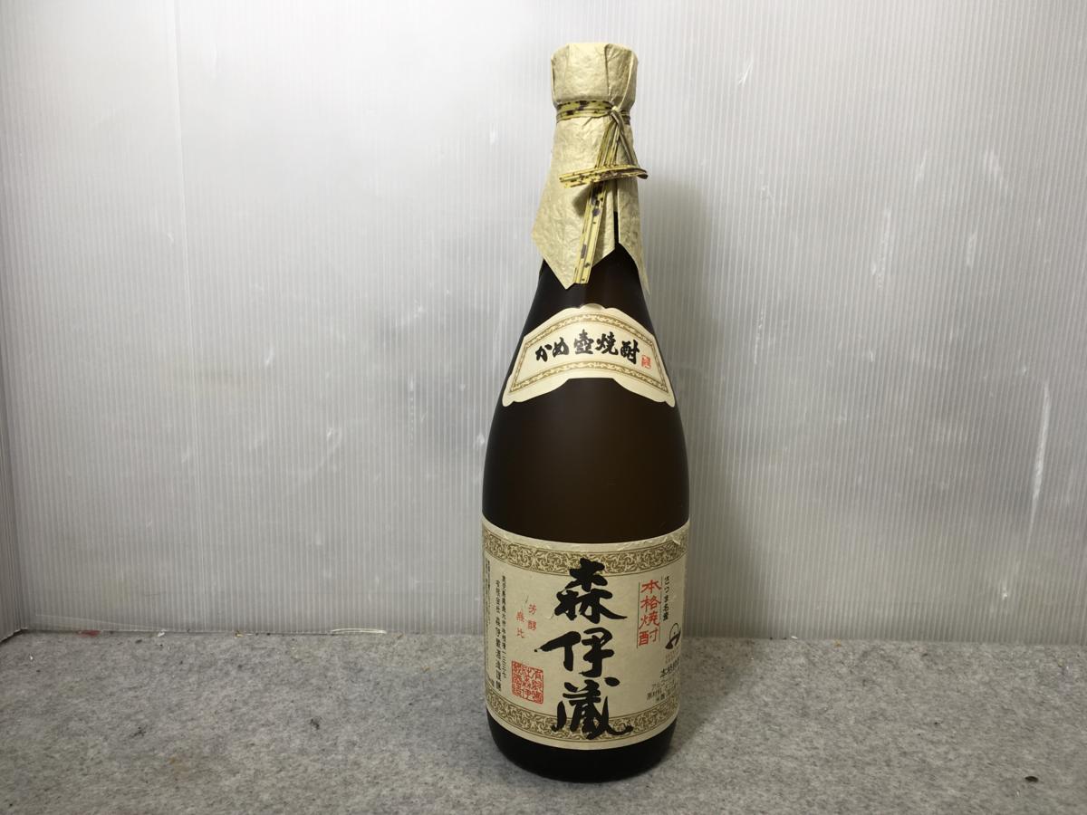 未開栓 かめ壺焼酎 森伊蔵 金ラベル 箱付 720ml 25度 ※ダメージ