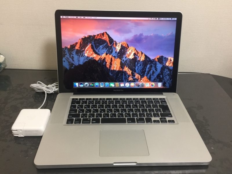 M614【ジャンク品】 MacBook Pro Early 2011 15インチ HDD 250GB /100