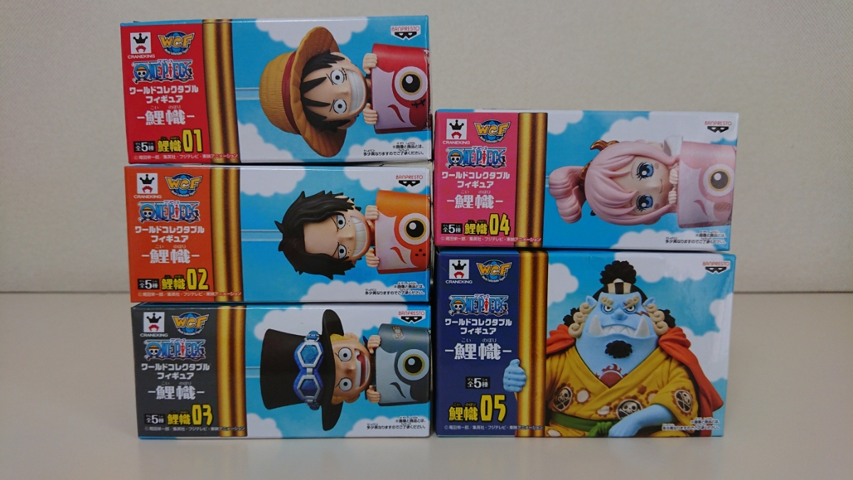 未開封品) ワールド コレクタブル - 鯉幟 - 全5種 ／ ONE PIECE 