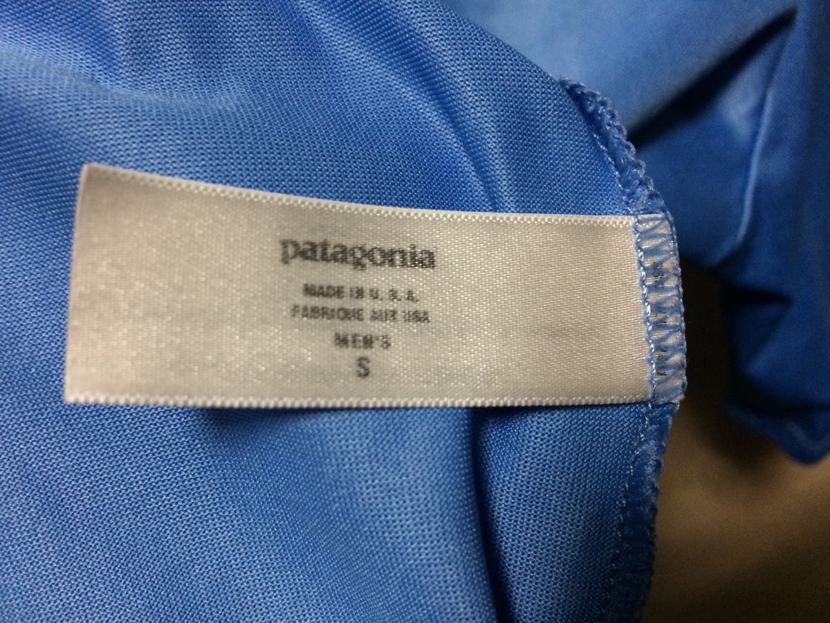 美品 Patagonia capilene キャプリーン Tシャツ S オーバルロゴ アメリカ製 廃番希少品 トレラン ランニング ランナー