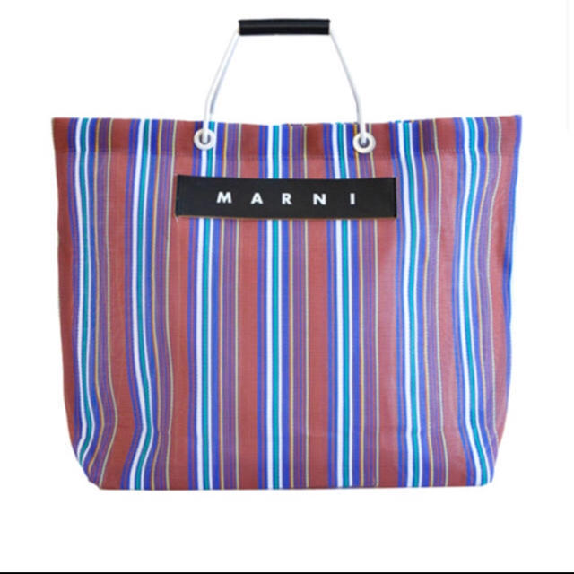 新品未使用 【MARNI】マルニフラワーカフェ『ストライプバッグ』復刻版 
