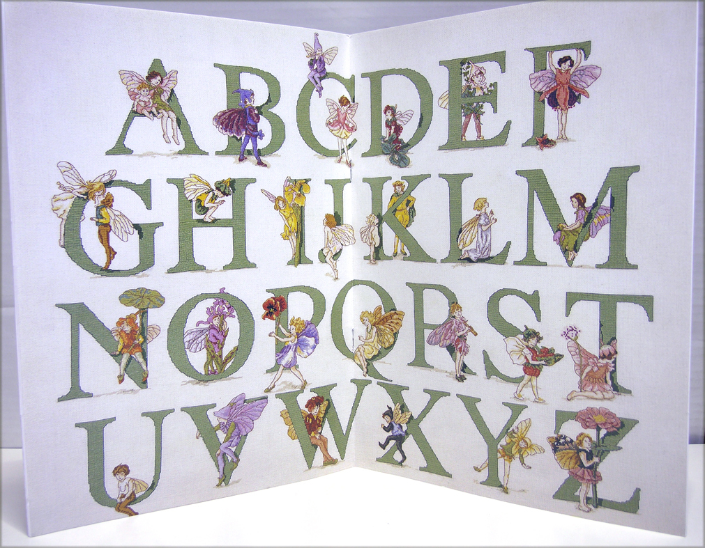 即決☆DMC☆クロスステッチ図案集「Flower Fairies Alphabet