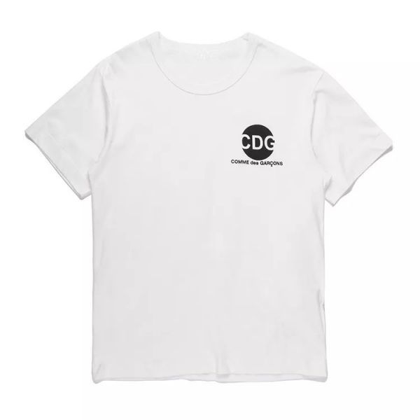 新作，正規品 新作 PLAY コムデギャルソン プレイ Tシャツ comme des garcons CDG Lサイズ ホワイト002(文字、ロゴ)｜売買されたオークション情報、yahooの商品情報をアーカイブ公開 - オークファン Lサイズ
