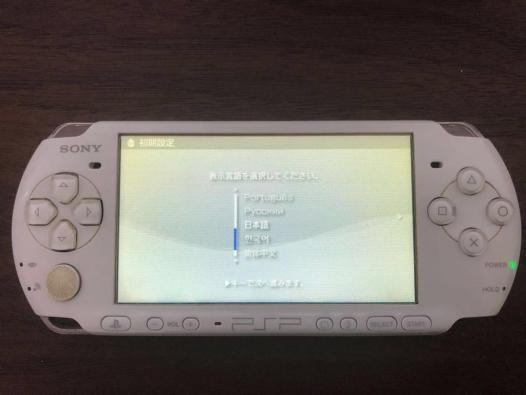 SONY/PSP 3000/ホワイト/通電確認済み/PSP 本体/中古品