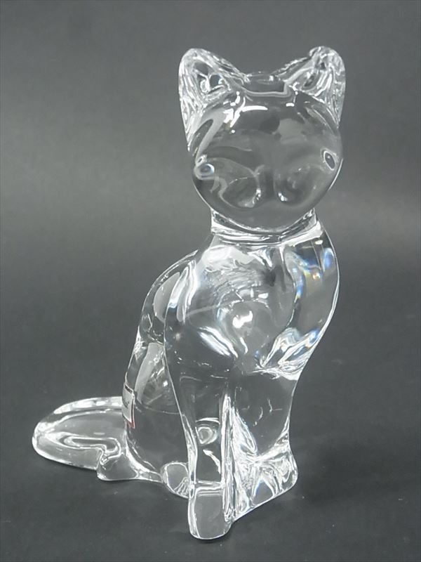 バカラ フィギュリン ○ 置物 エジプシャンキャット ネコ 猫