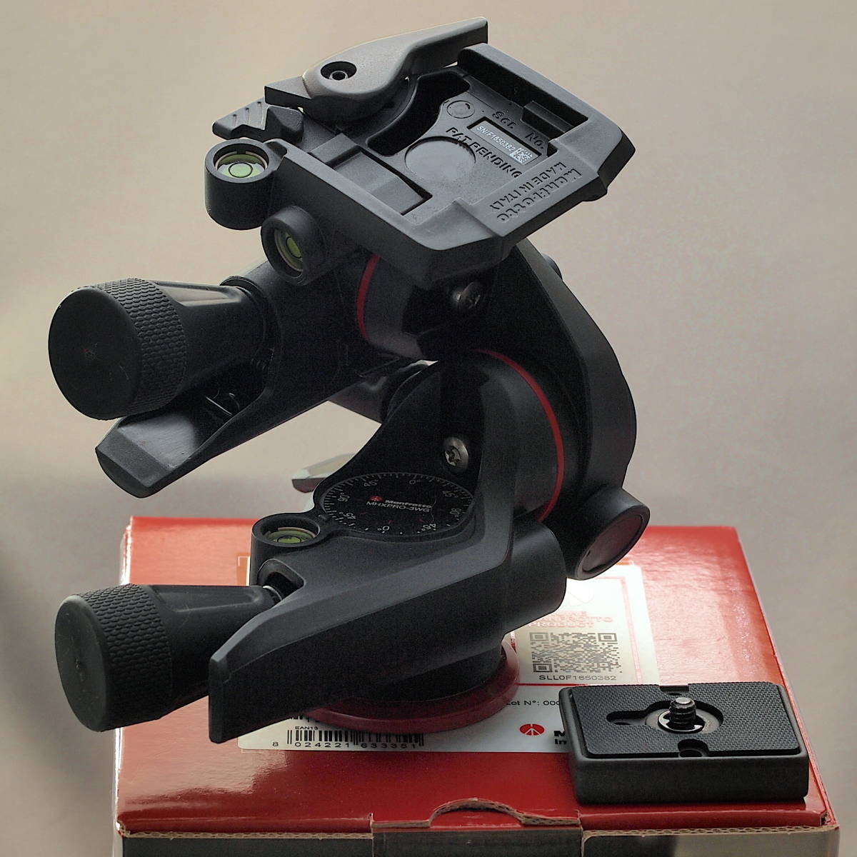 マンフロット ギヤ雲台 Manfrotto MHXPRO-3WG （元箱、付属品完備、新同美品）_2