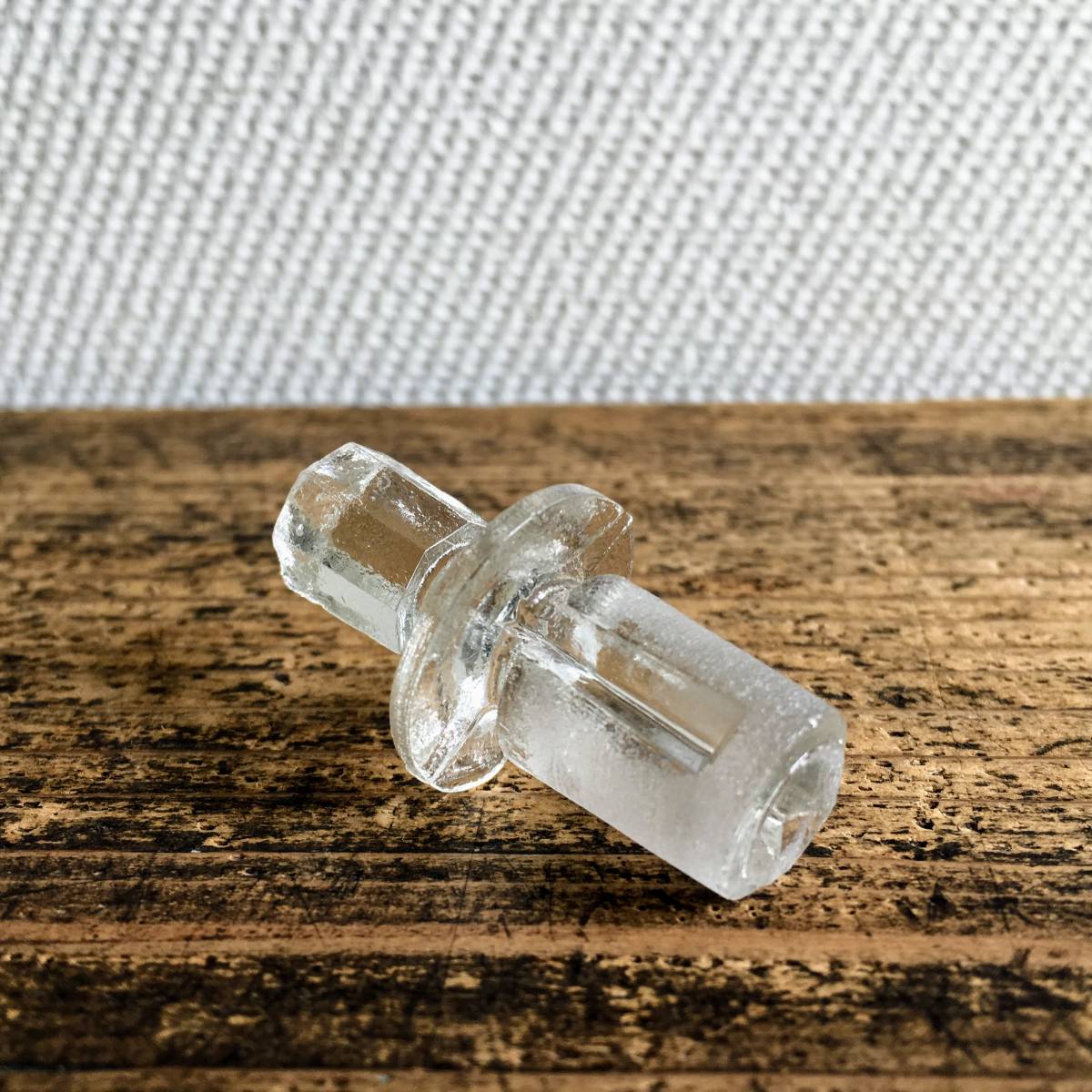 實用新案登録 醤油さし 樽型 ガラス 改良衛生醤油ツギ 瓶 レトロ 戦前