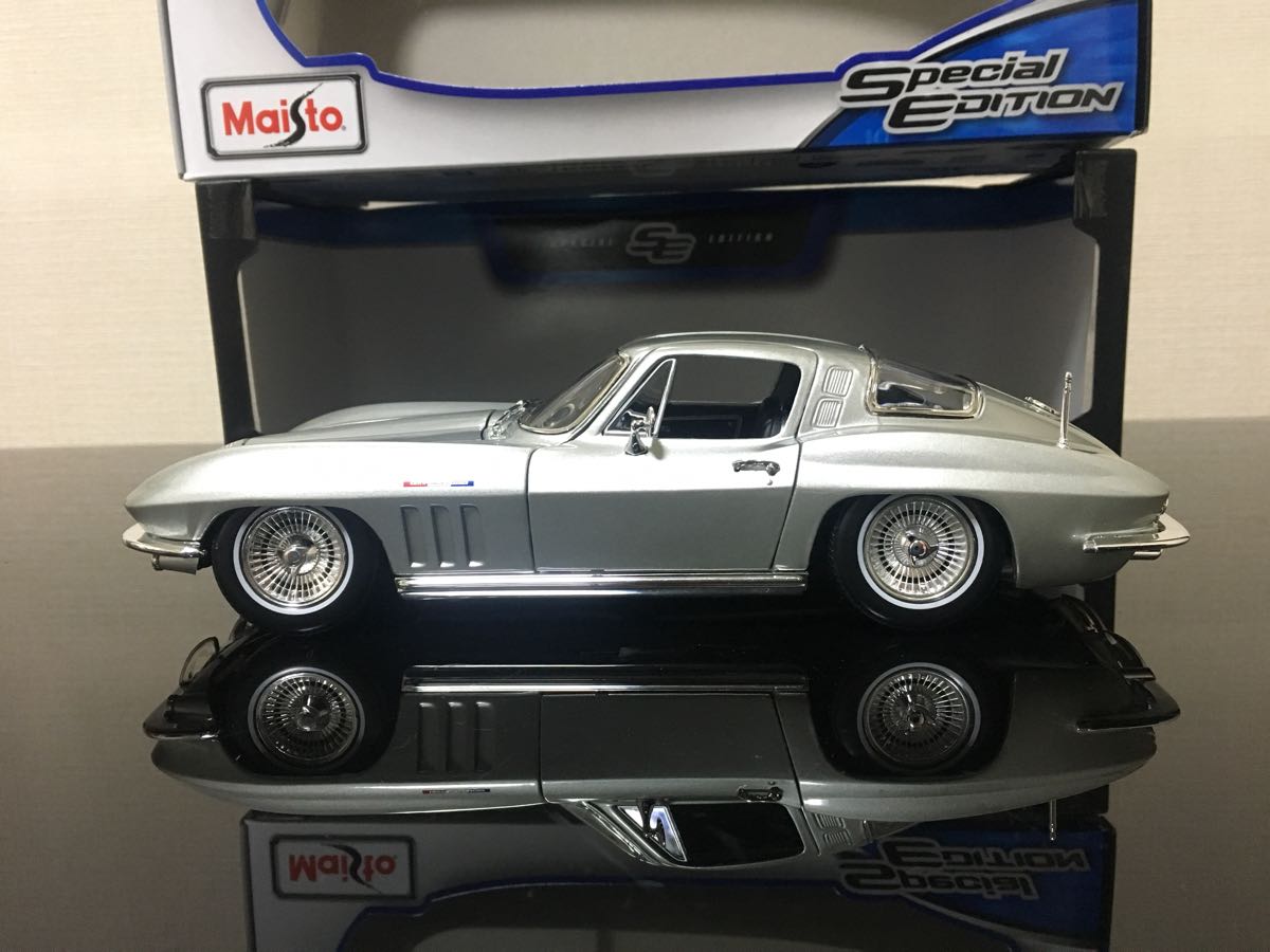1/18 1965 シボレー コルベット ローダウンChevrolet Corvette ダイ 