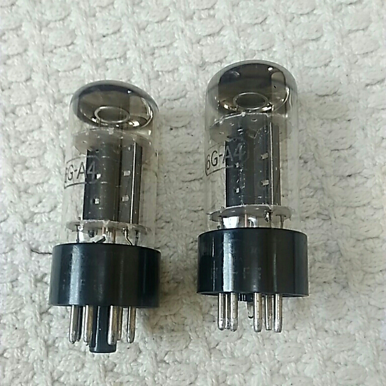  6GA4ペア菅 2本 自作使用していたもの(真空管)｜売買されたオークション情報、yahooの商品情報をアーカイブ公開 - オークファン 真空管