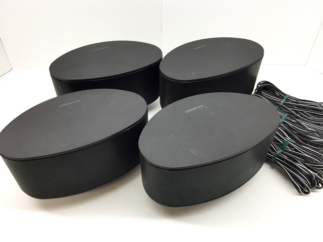 中古 ONKYO オンキョー D-35M スピーカー 4台セット センター
