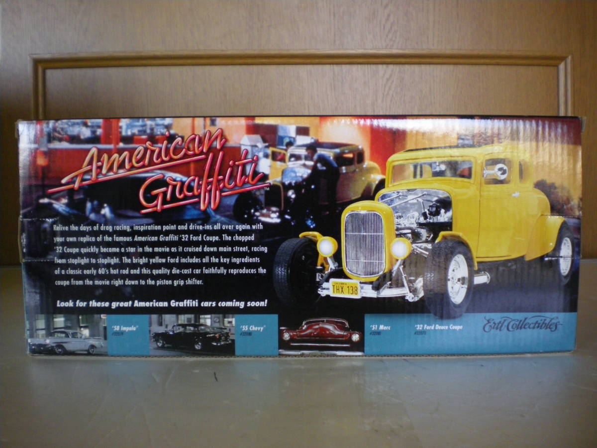 中古開封品 アメリカングラフティー 32.フォード デュース クーペ 1/18