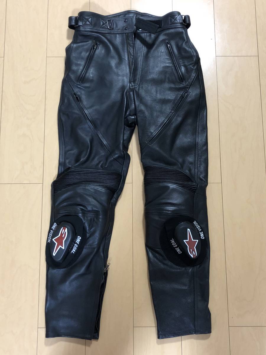 ※美品※ VERDY レザーパンツ 32 VERDY⁄バイクウェア⁄32⁄BLK⁄ライダースパンツ⁄バイクパンツ レザー