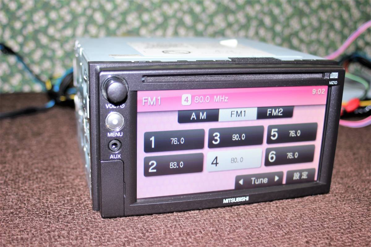 取付/取扱説明書付☆三菱電機メモリーナビ NR-MZ10 地デジTV付属☆動作 