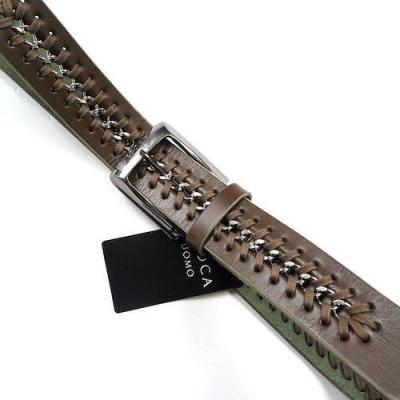 804119 新品 EPOCA UOMO エポカ ウォモ レザーベルト 定価33000円+税 