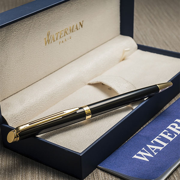 ボールペン 【WATERMAN/ウォーターマン】メトロポリタン エッセンシャルシリーズ ツイスト式 ブラックGTボールペン 新品 単品発送/WAT84_4