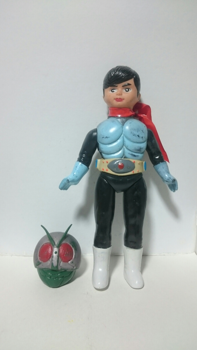 旧バンダイ 面取れ 当時物 東映 仮面ライダー スタンダードサイズ 
