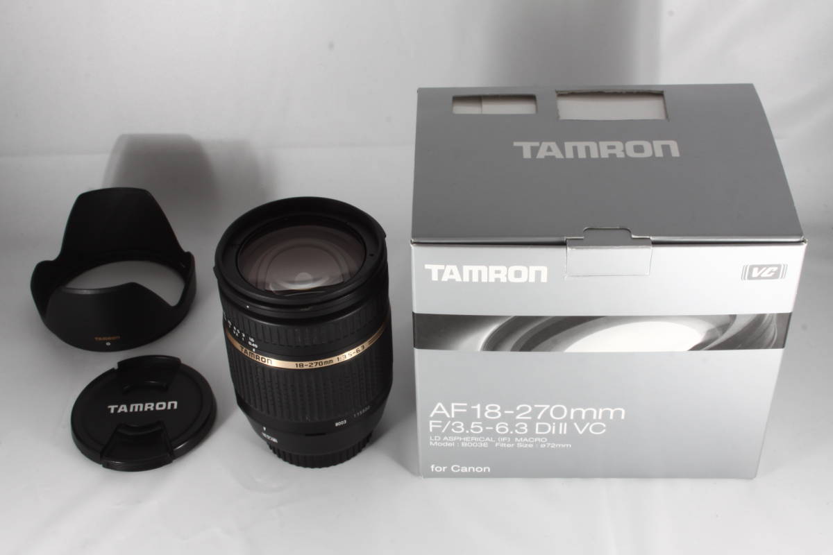 TAMRON 18-270mm F/3.5-6.3 VCレンズ Canon 中古良品 PENTAXペンタックス MIRROR ADAPTER 点検済み 珍品
