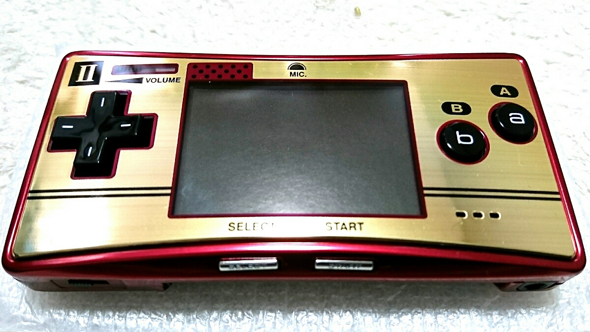 新品未使用】ゲームボーイミクロ ファミコンver+Ⅱ（2）コンver 