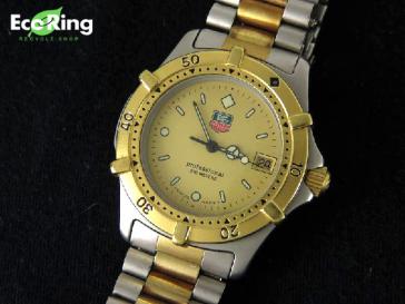 1円 ジャンク品 タグ ホイヤー プロフェッショナル 200M ダイバー 